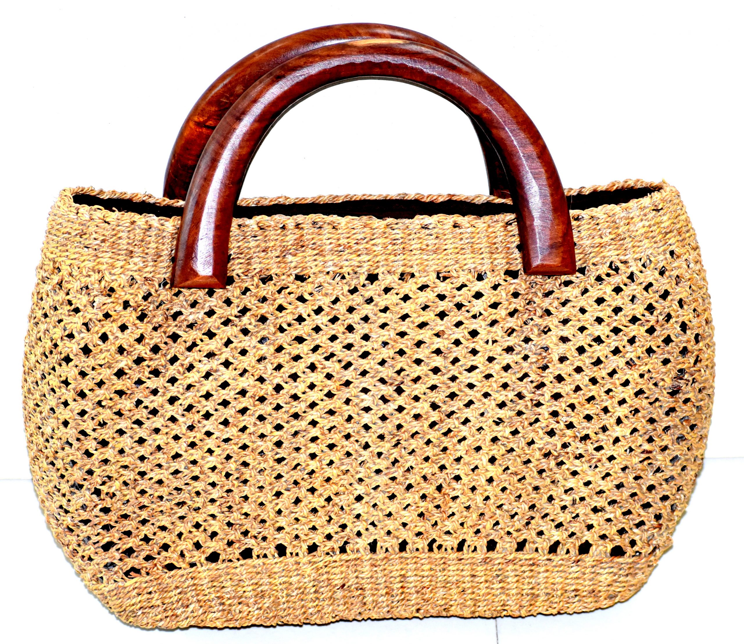 Water Hyacinth Handbag sku B00276 Wholesale from Viettime Craft